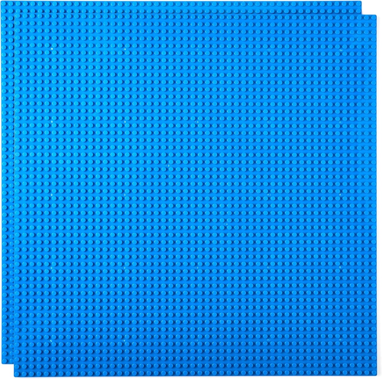 Brians Toys: Strictly Briks - Flat Bottom Baseplate - 15.75" x 15.75" - 50 x 50 pegs - Gray